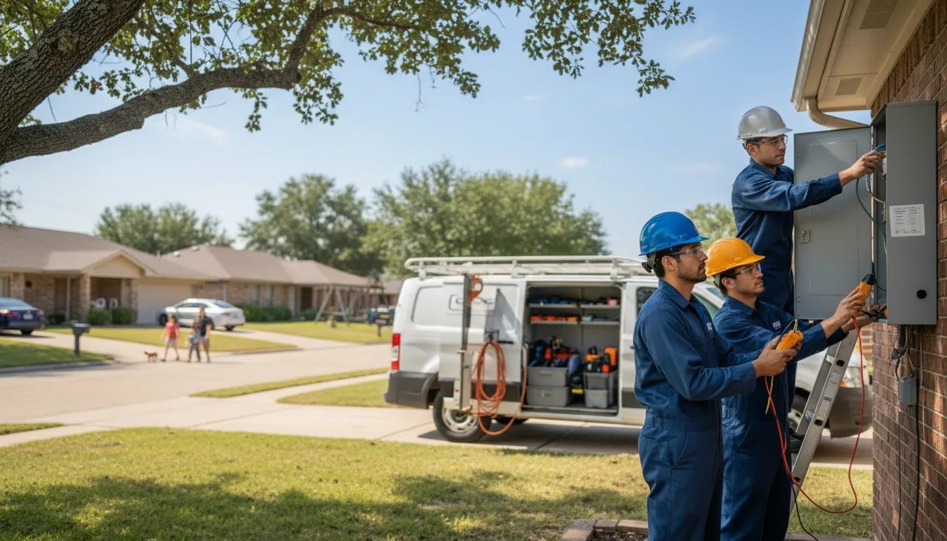 Certified electrician providing emergency electrical services in Gibson, NC